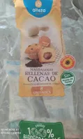 Magdalenas rellenas de cacao