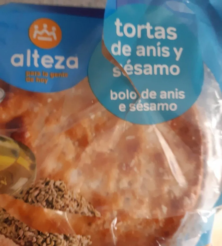 Tortas de anís y sésamo