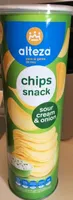 Chips snack sour cream & onion