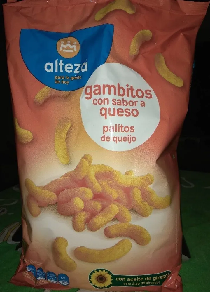 Gambitos con sabor a queso