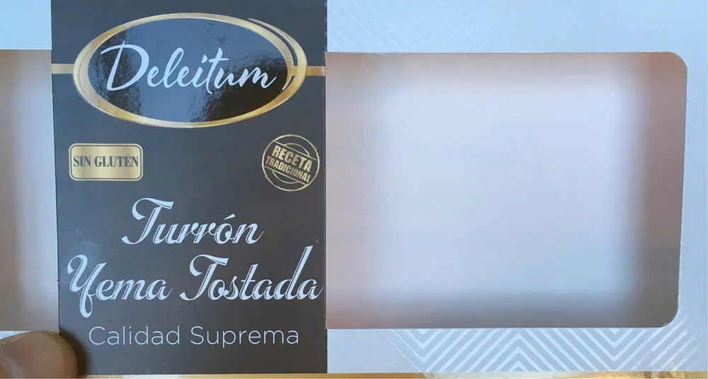 Turron yema tostada