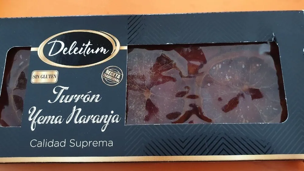 Turron Yema Naranja