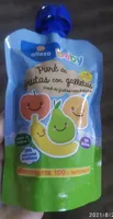 Puré de frutas y galletas