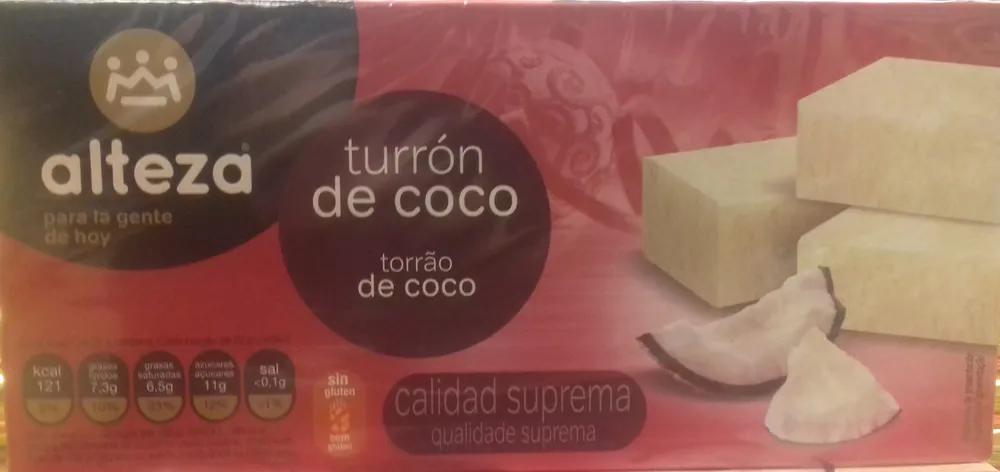 Turrón de coco