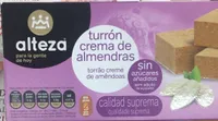 Turrón crema de almendras