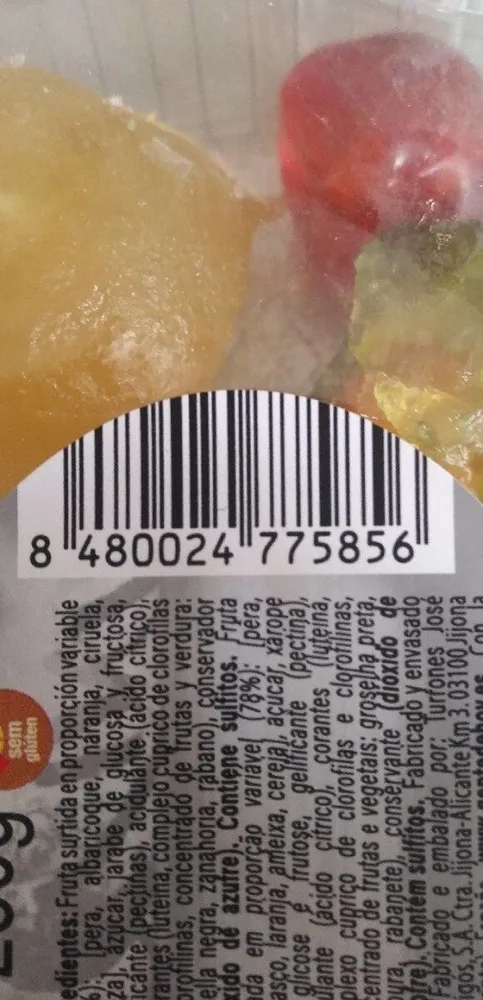 Fruta escarchada