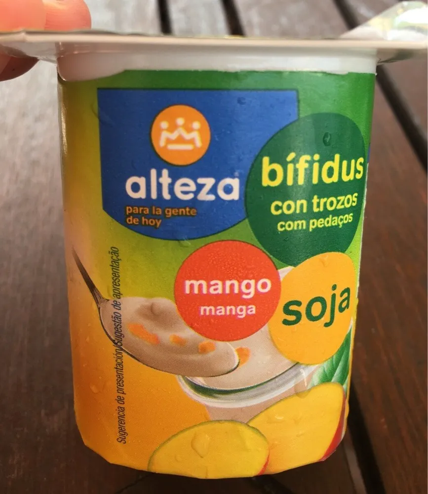 Bífidus con trozos mango soja