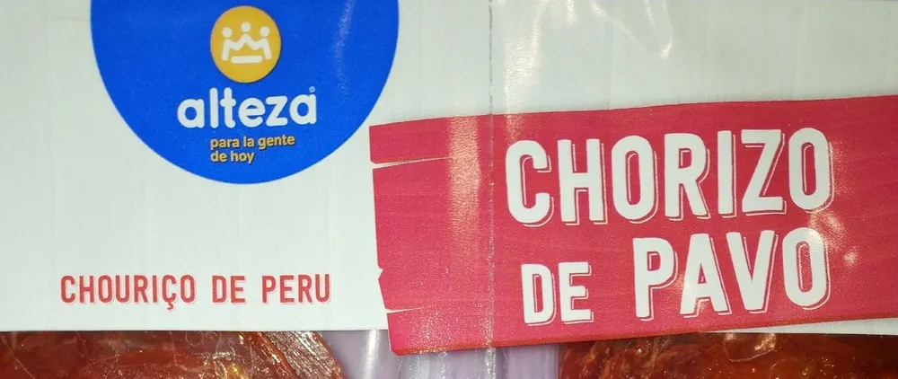 chorizo de pavo