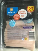 Fiambre de pechuga de pavo lonchas finas