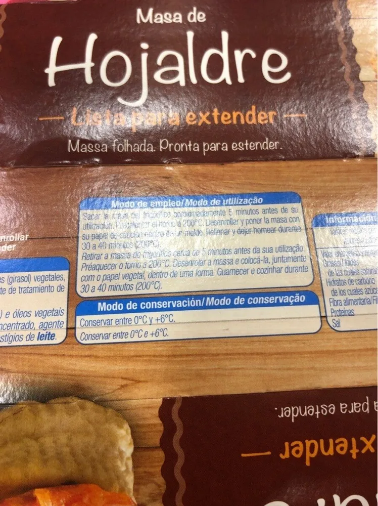 Masa de hojaldre