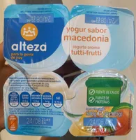 Yogur sabor macedonia