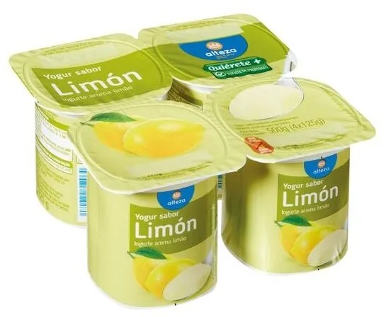 Yogur sabor limón