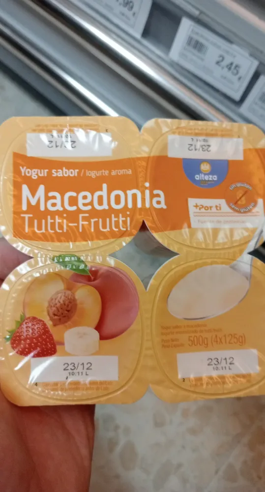 Yogurt macedonia alteza