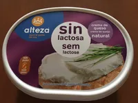 Crema de queso sin lactosa
