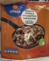 Salteado de setas y champiñón cultivado