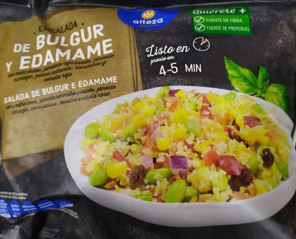 Ensalada Bulgur y Edamame