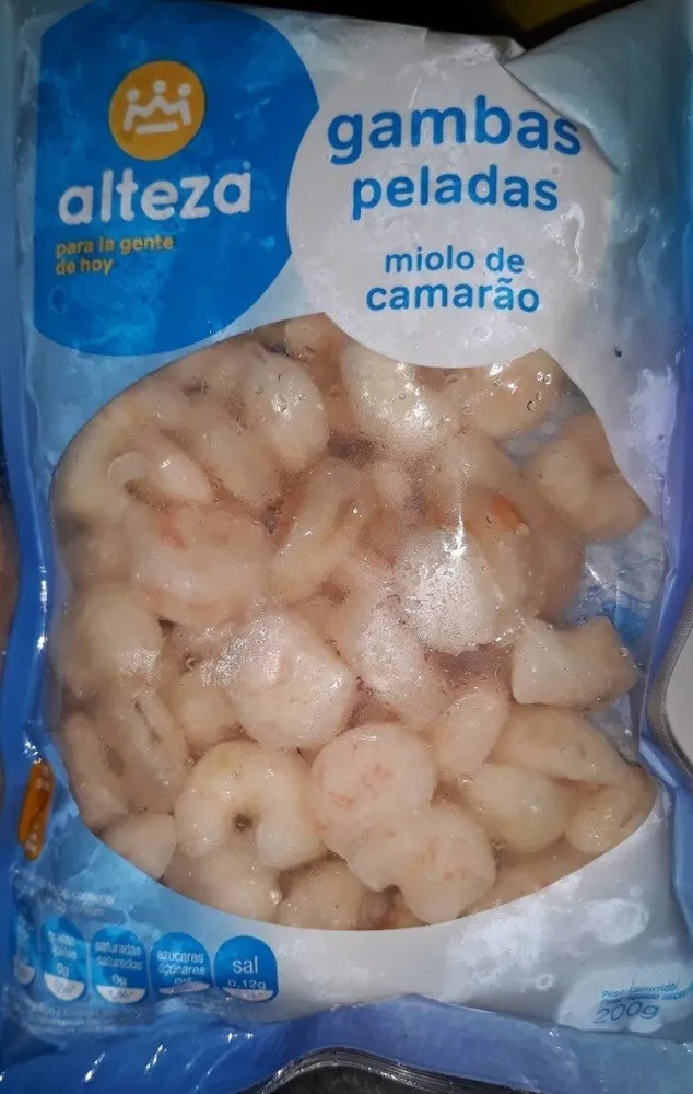Gambas peladas