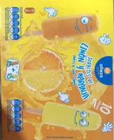 sorbetes de limón y naranja