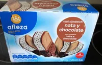 Mini sandwich nata y chocolate