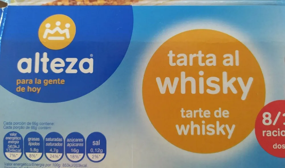 Tarta de Whisky