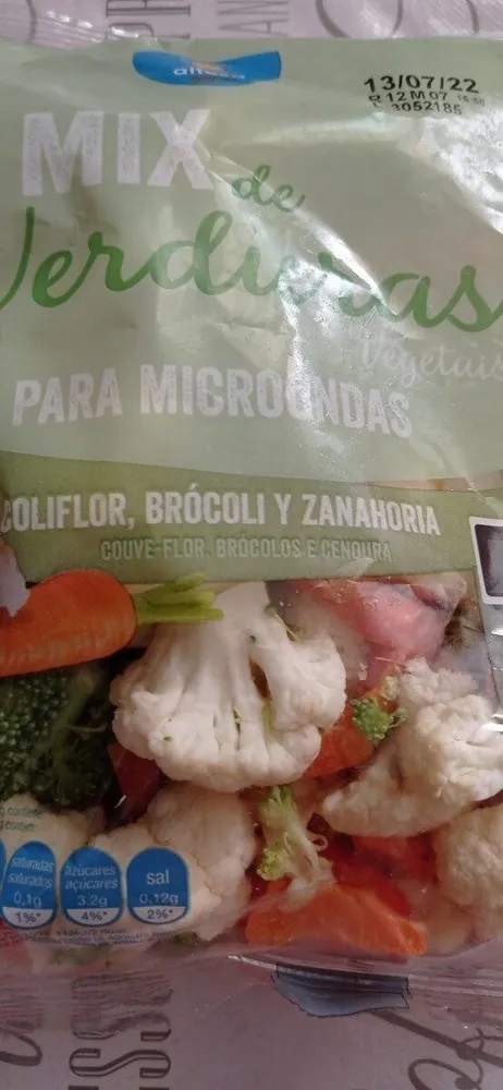 Mix de Verduras PARA MICROONDAS