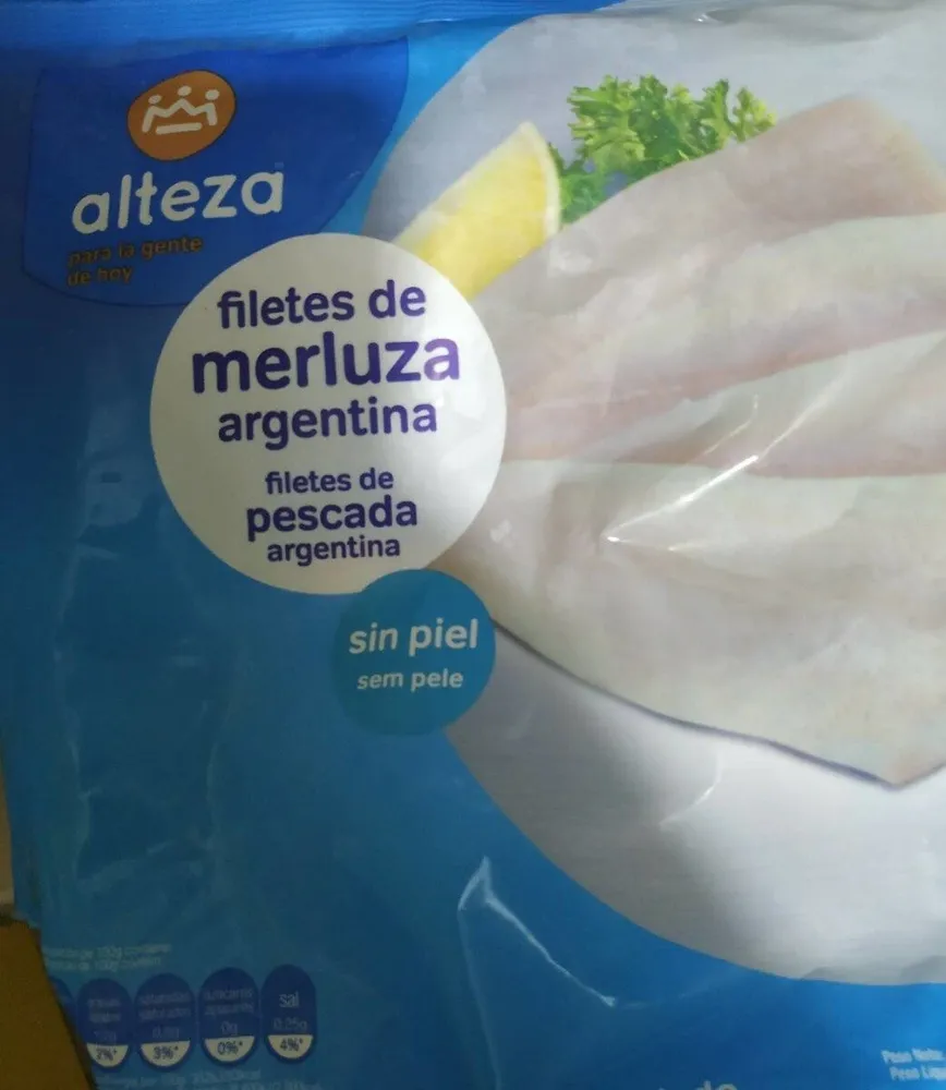 Filetes de merluza argentina
