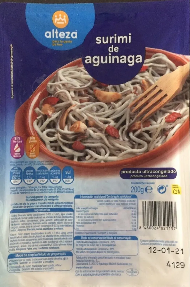 Surimi de aguinaga
