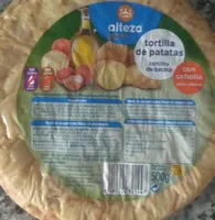 Tortilla de patatas con cebolla