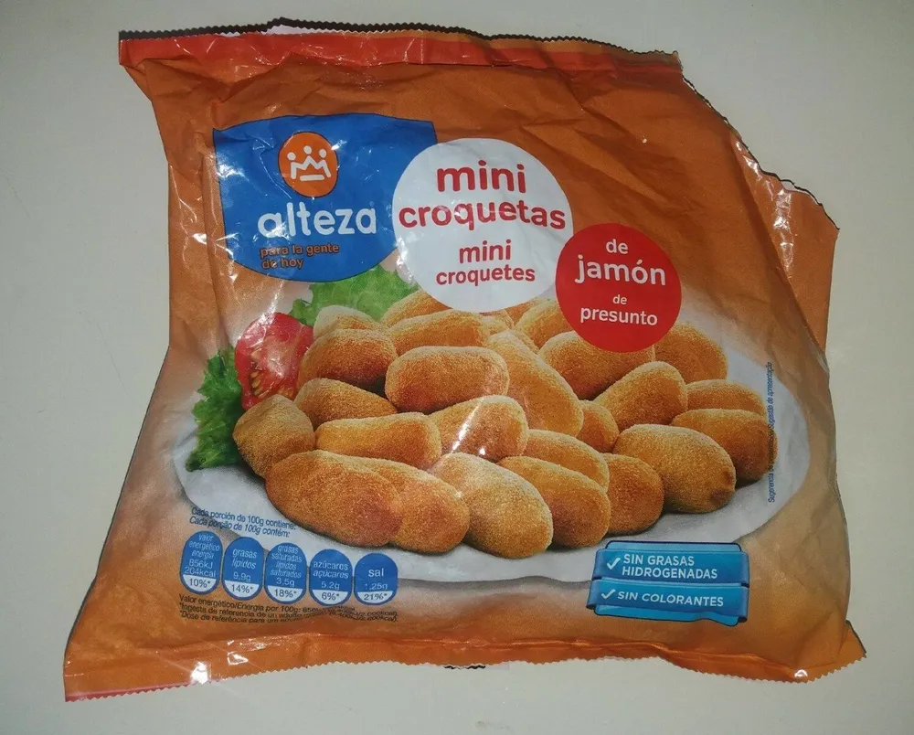 Mini croquetas de jamón