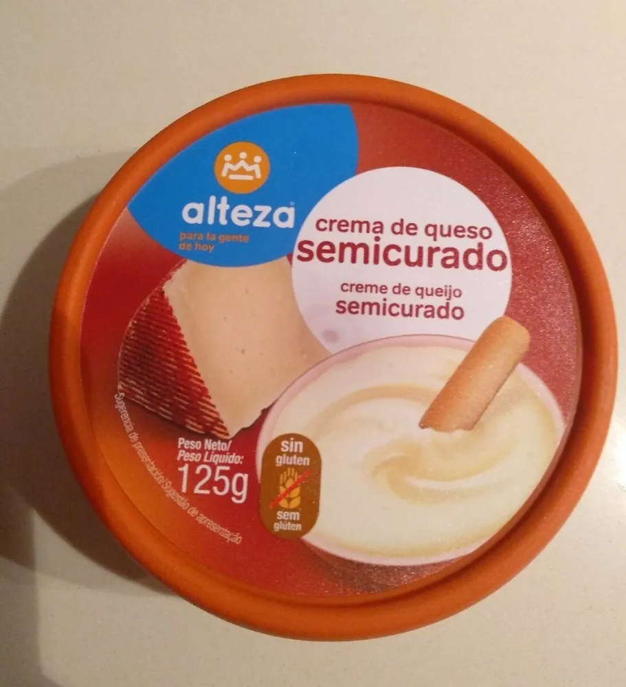 Crema de queso semicurado