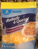Rallado cuatro quesos