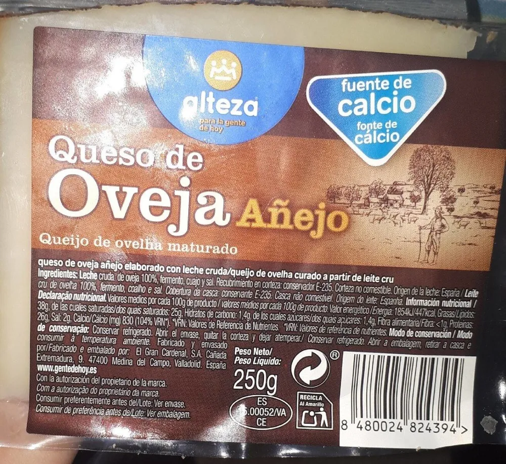Queso de oveja añejo