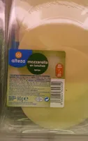 Mozzarella en lonchas