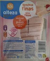 Pechuga de pavo en lonchas finas