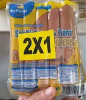 Salchichas rellenas de queso