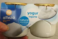 Yogurt natural azucarado
