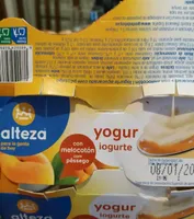 Yogur con melocotón