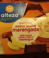 Natillas leche merengada