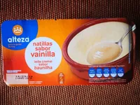 Natillas sabor vainilla