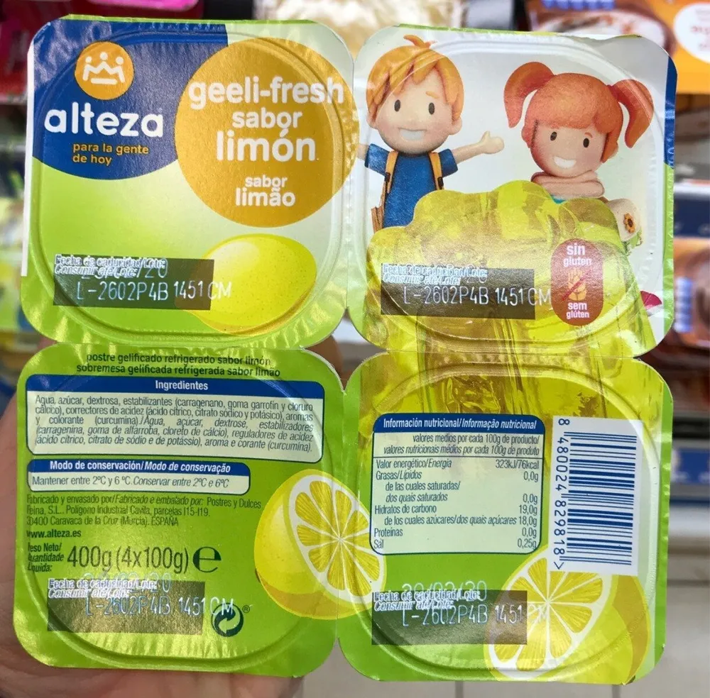 Gelatina de limon