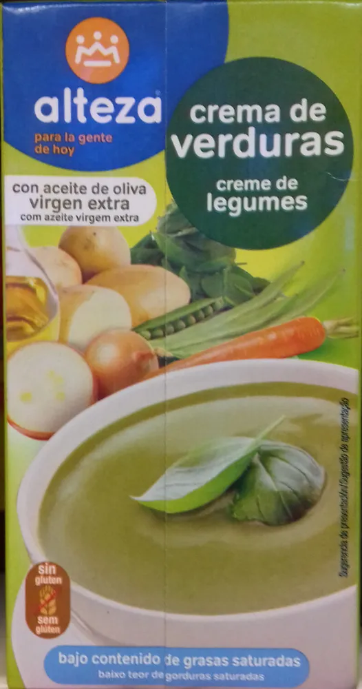 Crema de verduras