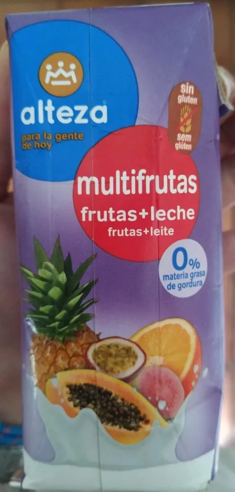 Multifrutas frutas+leche