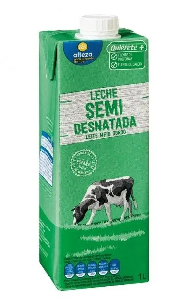 Leche semidesnatada
