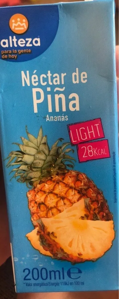 Néctar de piña light