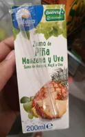 Zumo de piña manzana y uva