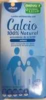 Leche entera calcio