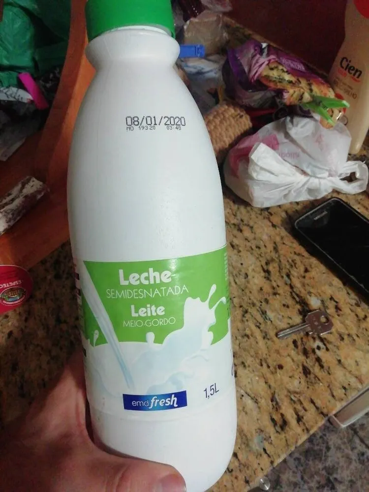 Leche semidesnatada