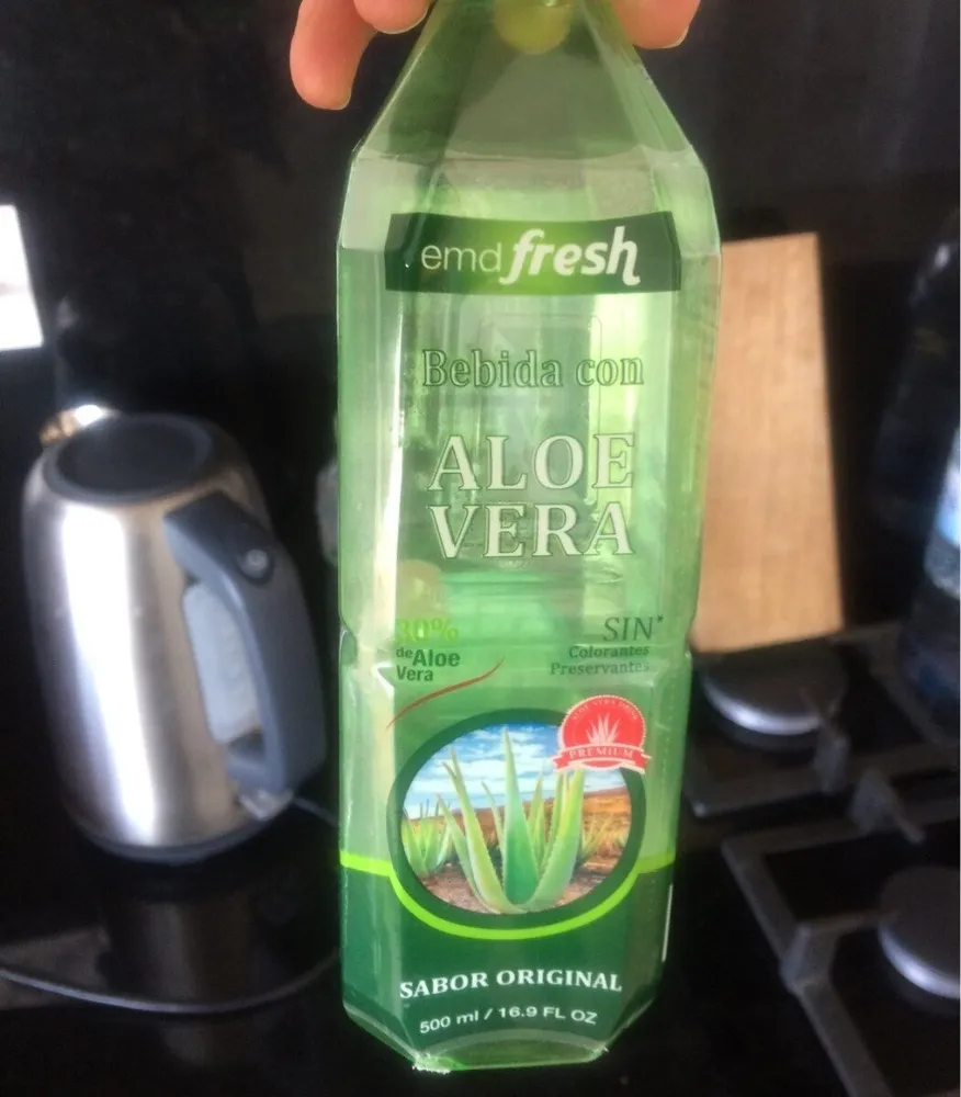 Bebida con Aloe Vera