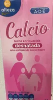Calcio leche enroquecida desnatada