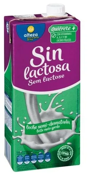 Leche semidesnatada sin lactosa